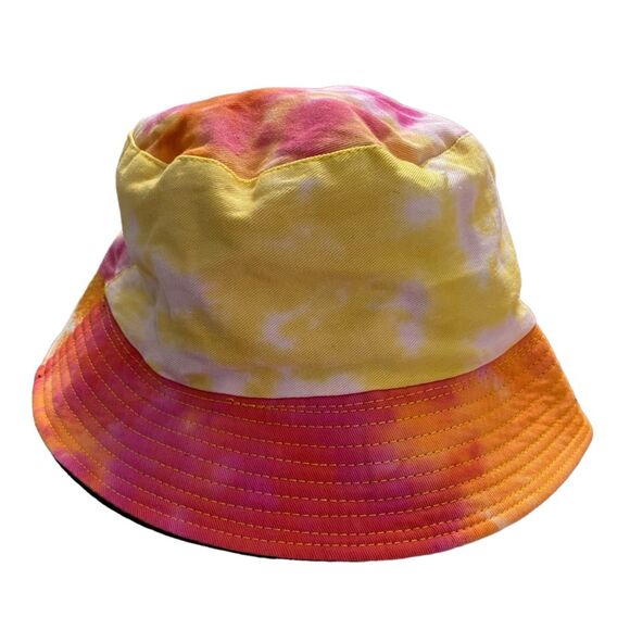 Set of 2 bucket hats Canada Maple Leaf Embroidered & Tie-Dye Reversible - Picture 2 of 10